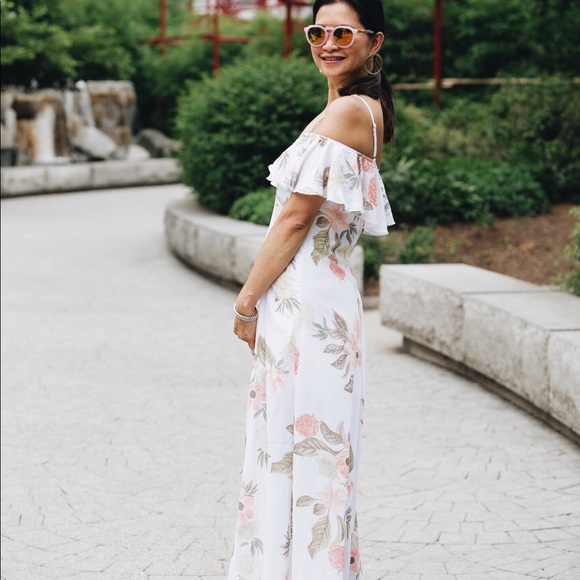 Off Shoulder Ruffle Dress - Picture 6 of 8